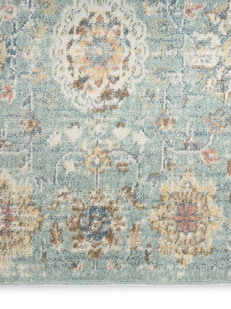 Washable Decor WSD14 Blue 9' x 12' Rug