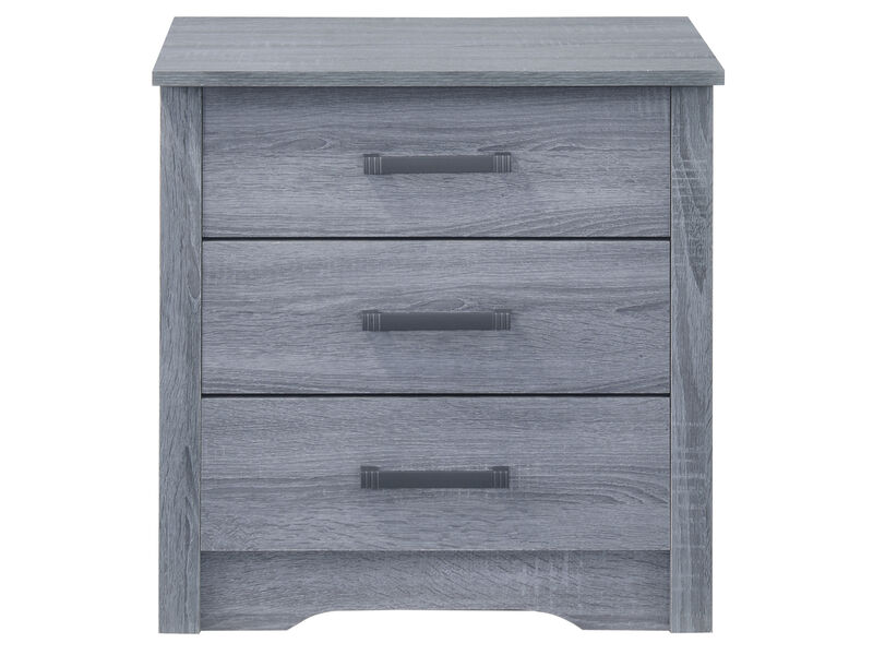 Hudson 3-Drawer Nightstand (23 in. H x 18 in. W x 22 in. D)