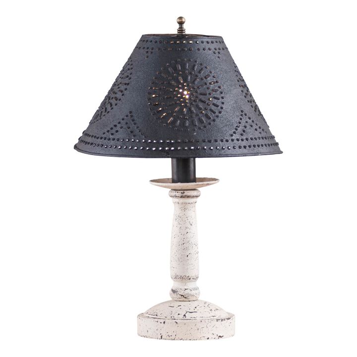 Butcher's Lamp In Americana White With Shade