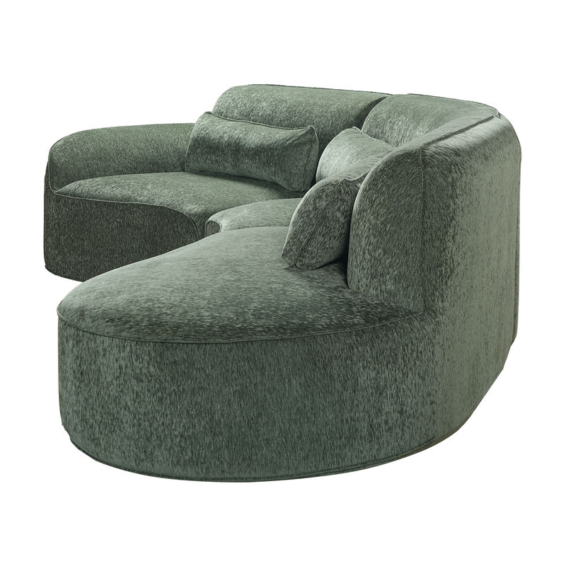 Jexfok curved Sectional Sofa image number 8