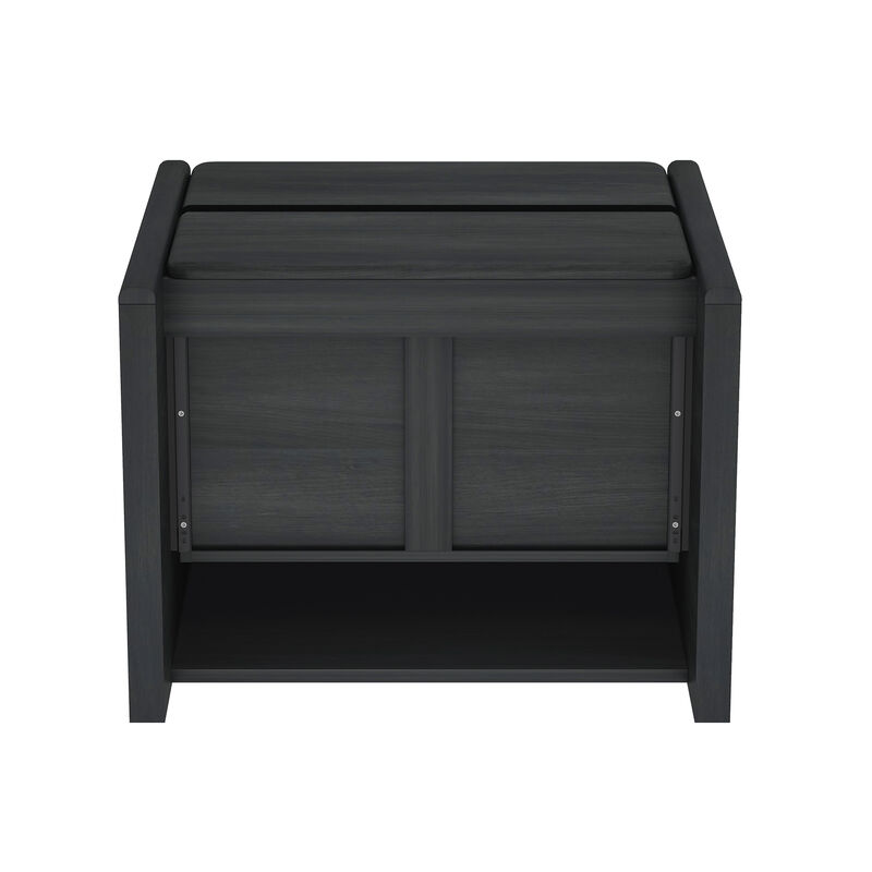 Linda Grey Nightstand (Set of 2)