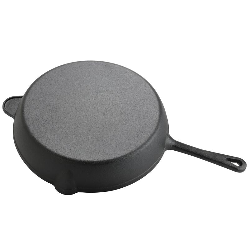 General Store Addlestone 12 in. Preseasoned Round Cast Iron Frying Pan