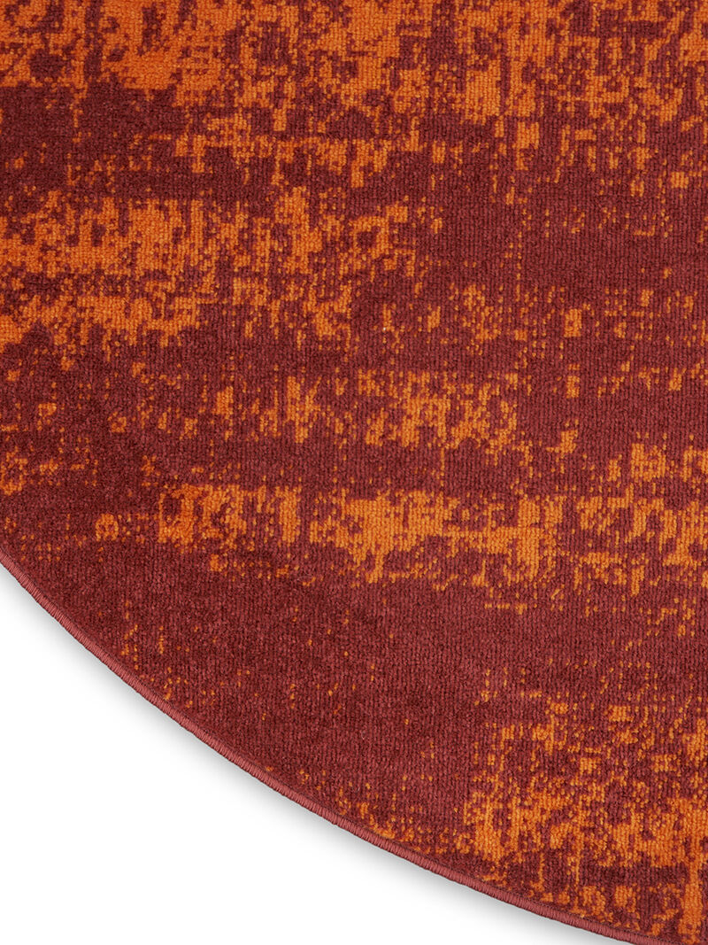 Nourison Essentials NRE03 Red 4' x Round Rug