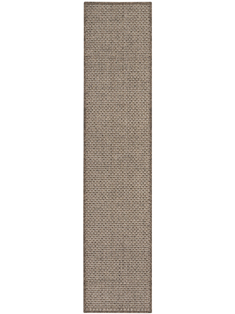 Tulum TLM03 Brown 2'2" x 8' Rug image number 0