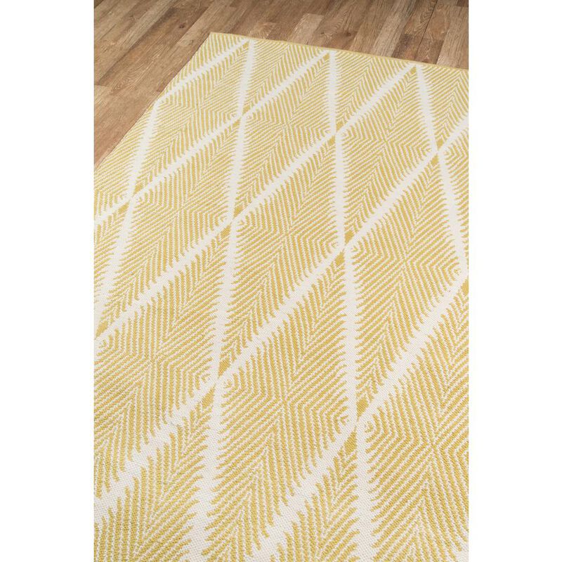 Erin Gates Contemporary Rectangle Area Rug, Citron, 7'6 X 9'6