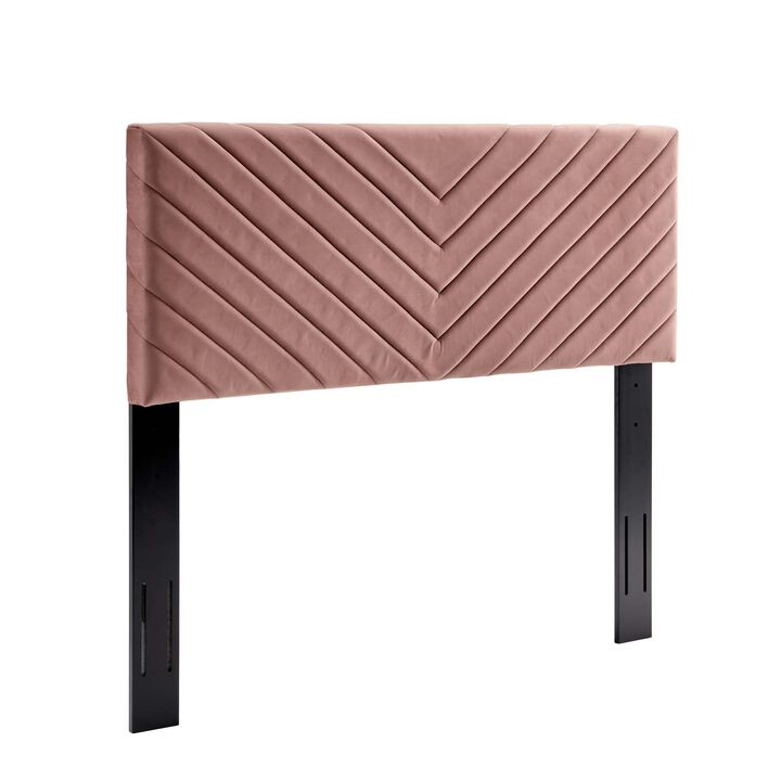Modway - Alyson Angular Channel Tufted Performance Velvet Full / Queen Headboard