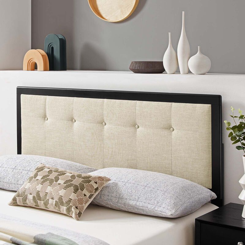 Modway - Draper Tufted Queen Fabric and Wood Headboard image number 7