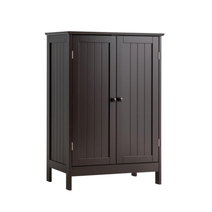 Hivvago 2-Door Freee-Standing Bathroom Cabinet with Shelf