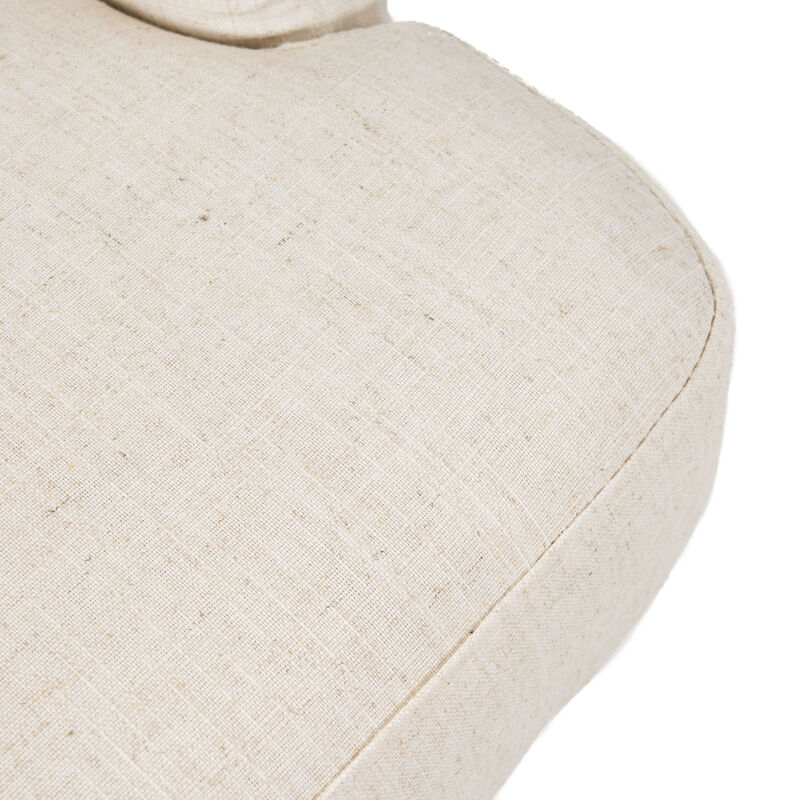 Merax Contemporary Button-Tufted Swivel Barstools image number 4
