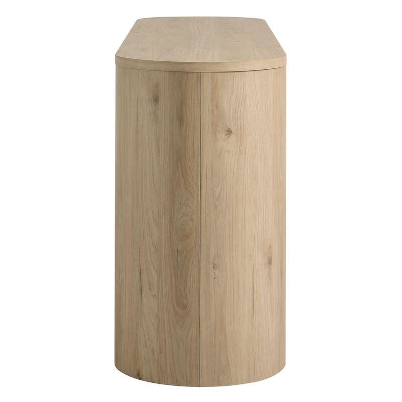 Duval 71" Rounded Sideboard Storage Cabinet image number 6
