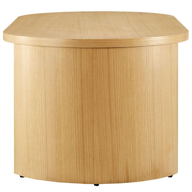Aspect Oval Wood Coffee Table image number 4