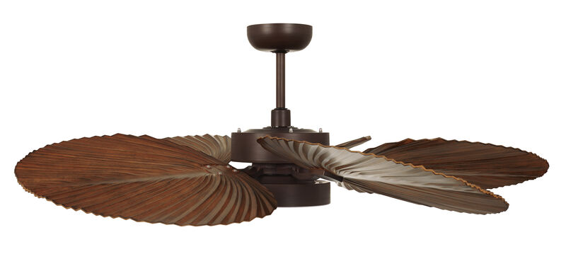 Lucci Air Bali 52" Outdoor Indoor/Outdoor Ceiling Fan with Light and Remote, Ceiling Fan with Lights, Damp Rated, Energy Efficient DC Motor image number 4