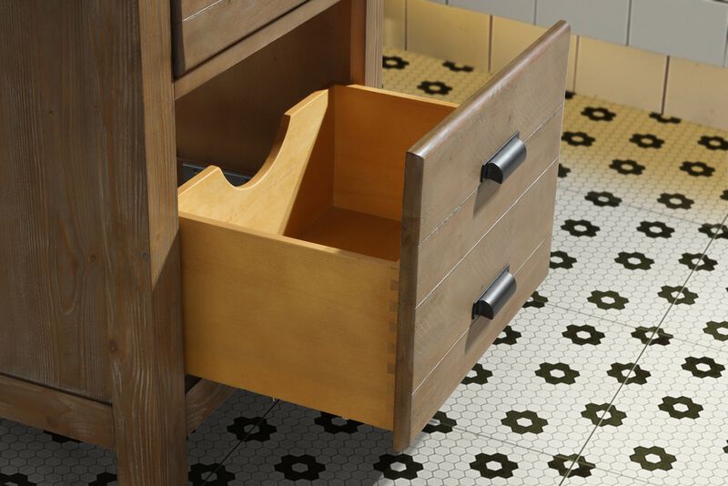Ava 24" Bathroom Vanity Weathered image number 8