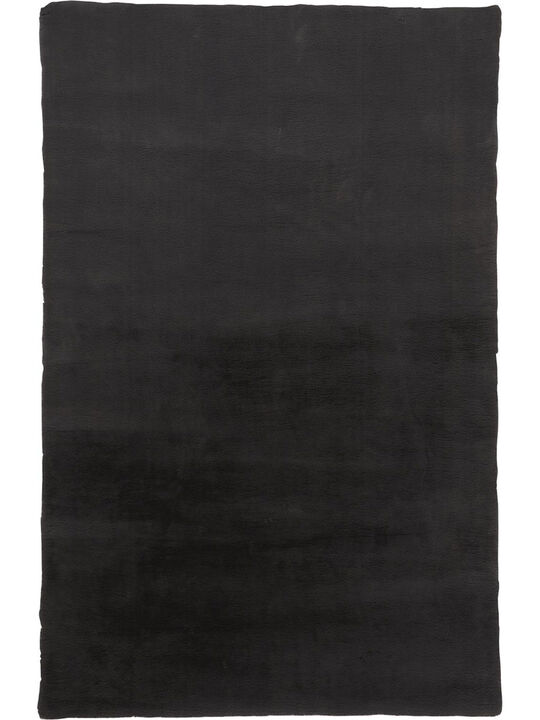 Luxe Velour 4506F Taupe/Black 4' x 6' Rug