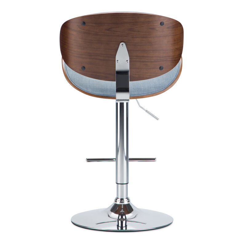 Marana Bentwood Adjustable Swivel Bar Stool