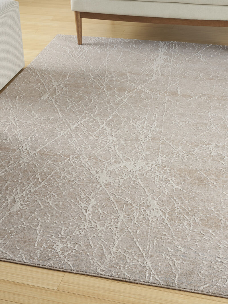 Exhale EXL02 Mocha/Ivory 3'11" x 5'11" Rug