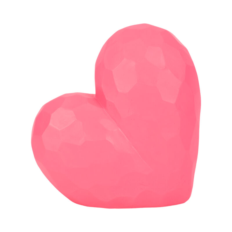 Pink 9" Heart Decor image number 0