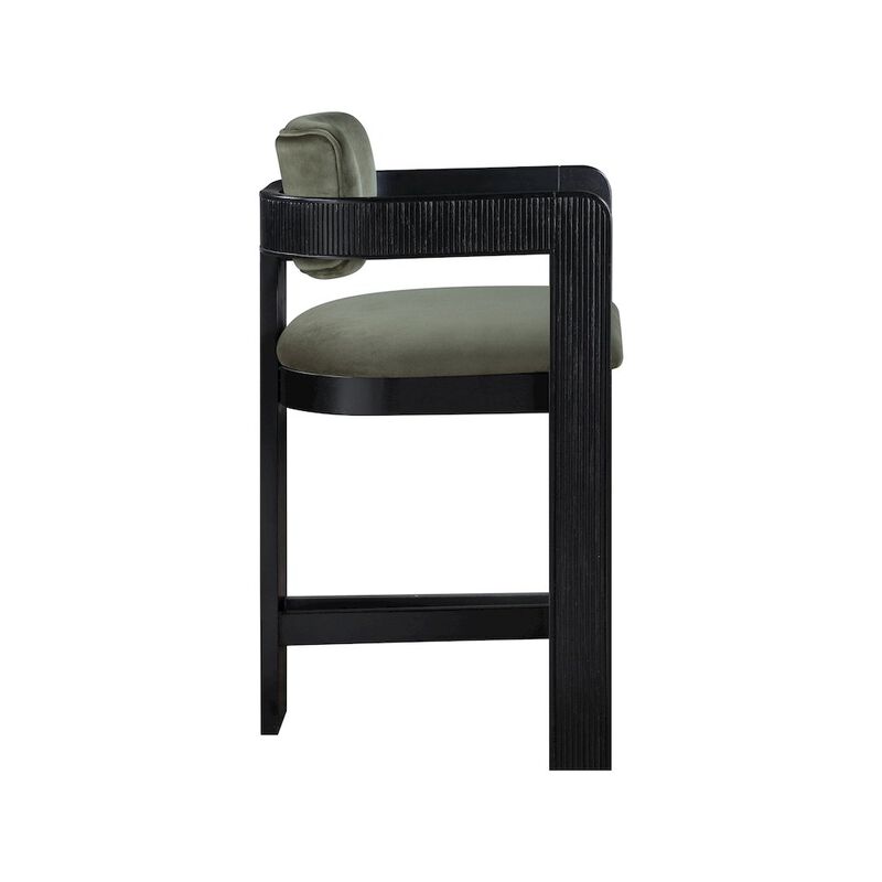 Meridian Furniture Sacha Velvet Stool