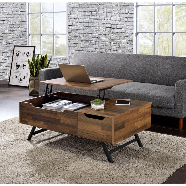 Acme Furniture Coffee Table w/Lift Top, Walnut 83145