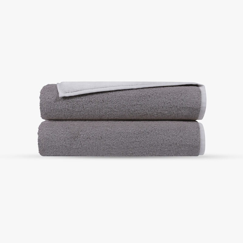 Double Face 2 pcs Turkish Bath Towels Set