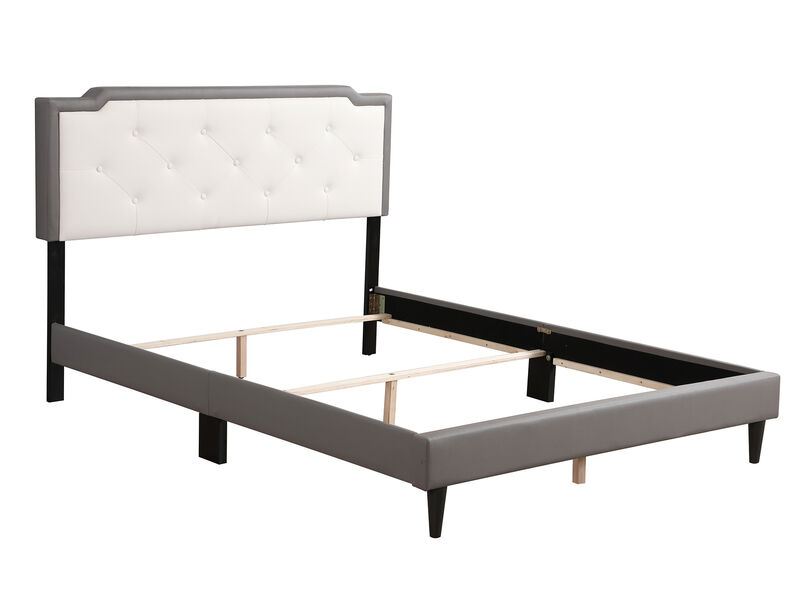 Deb Jewel Tufted Full Panel Bed