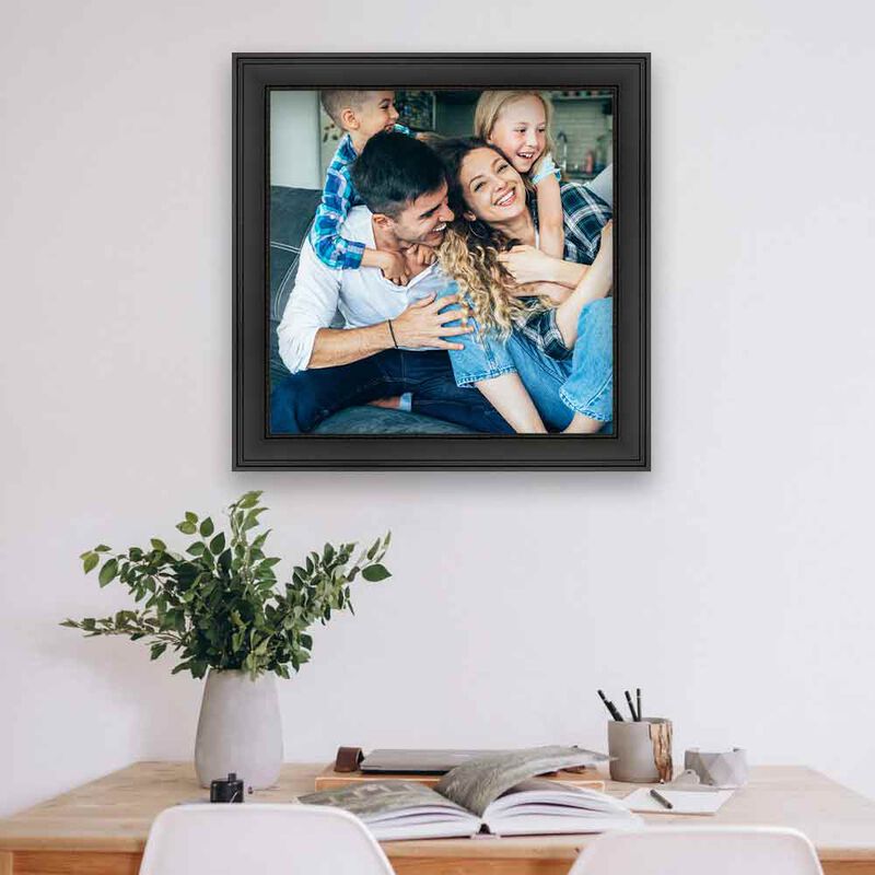 Traditional Black Square Picture Frame