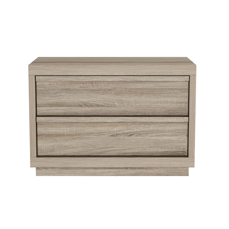 Navis Natural Brown 2-Drawer Nightstand image number 0