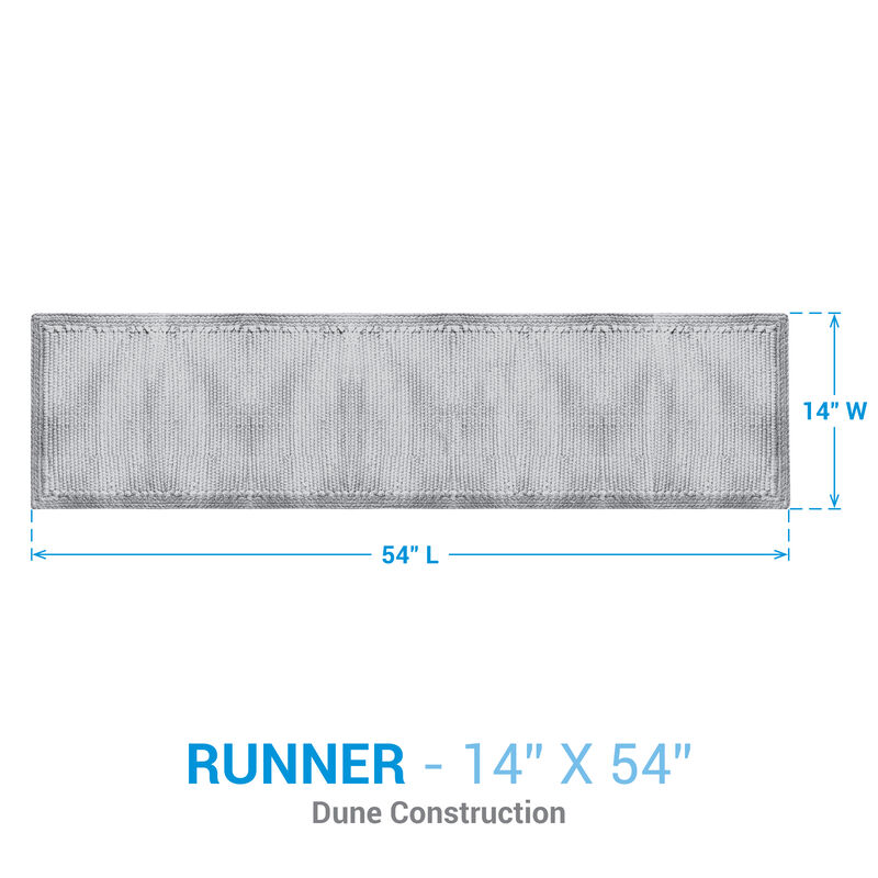 Split P Dune Black Table Runner 14" x 54" image number 3