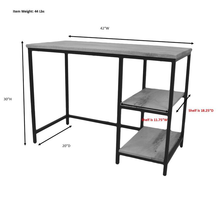 Carolina Living Brayden Desk - Natural/Black