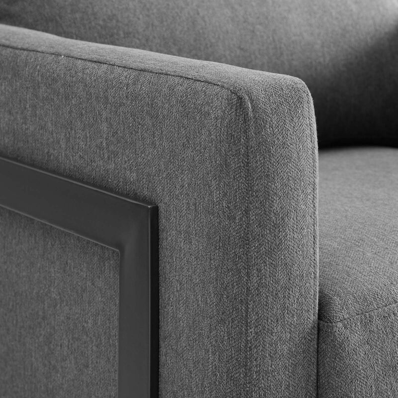 Posse Performance Velvet Accent Chair image number 5