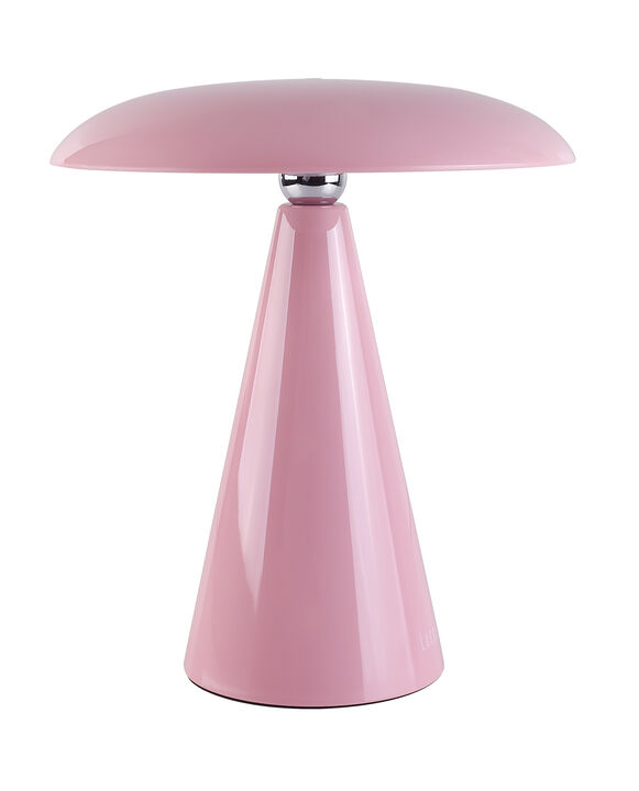 Beacon Lighting Kinoko II Cordless 2-in-1 Rechargeable LED Table & Wall Lamp, CCT Dimmable, Gloss