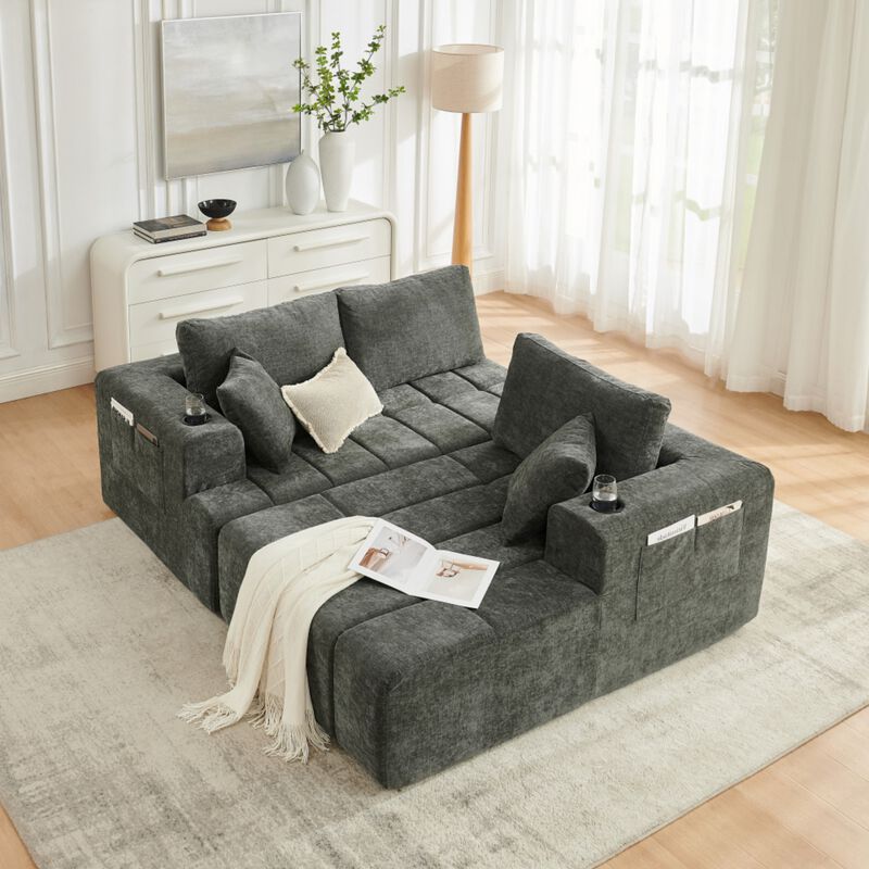 Blufji Modular L-Shaped Sectional Sofa image number 4