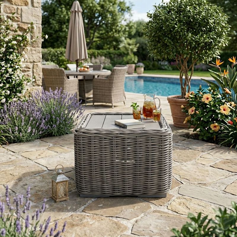 Teva Outdoor End Table Wicker image number 2