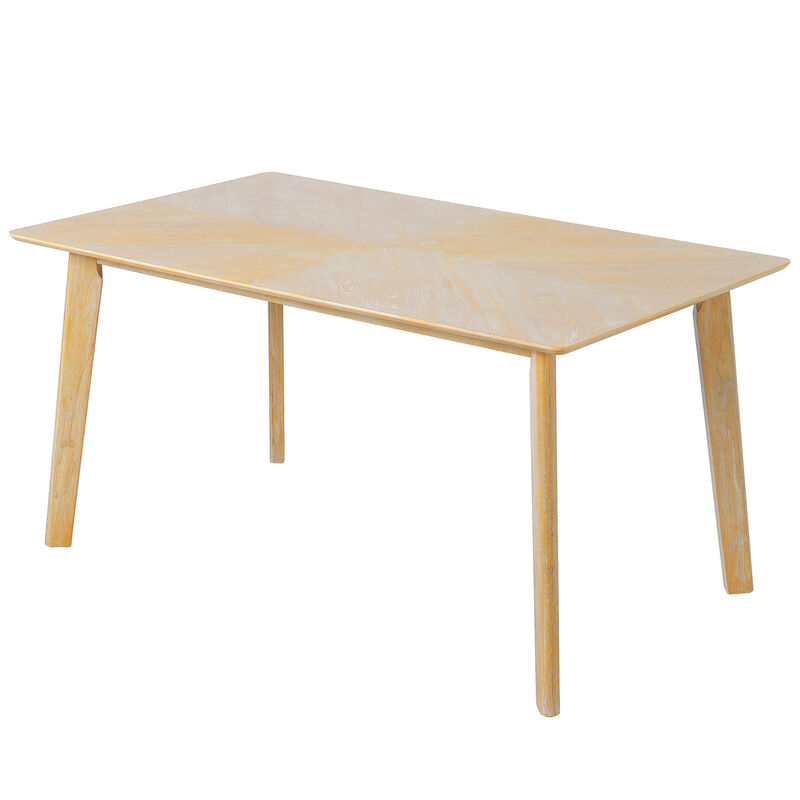 Merax Retro Dining Table, Kitchen Room Table for 6