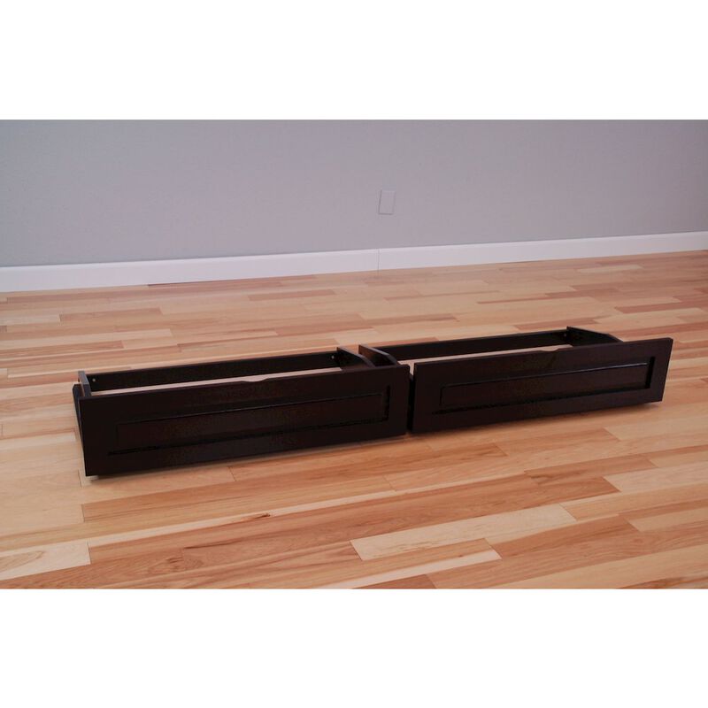 KODIAK Phoenix Frame Queen-Espresso Finish-Frame only-Storage Drawers image number 4