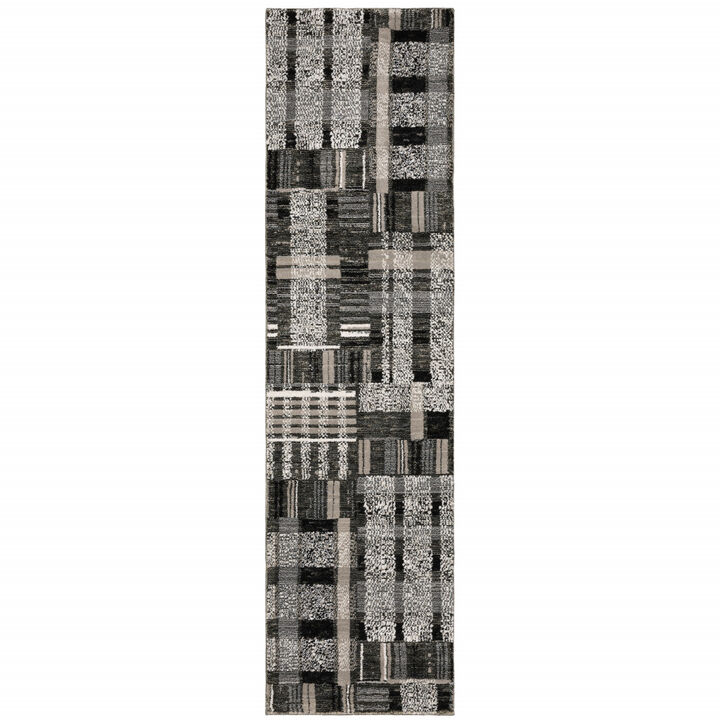 HomeRoots Geometric Runner Rug