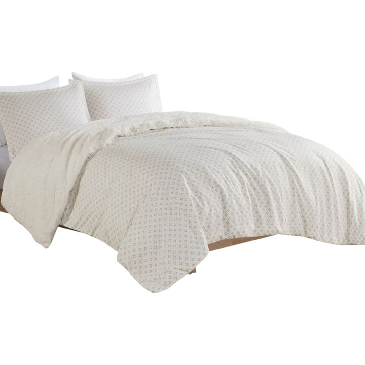 Reversible Soft Sherpa Faux Fur Comforter Set – 3-Piece Bedding for Year-Round Comfort