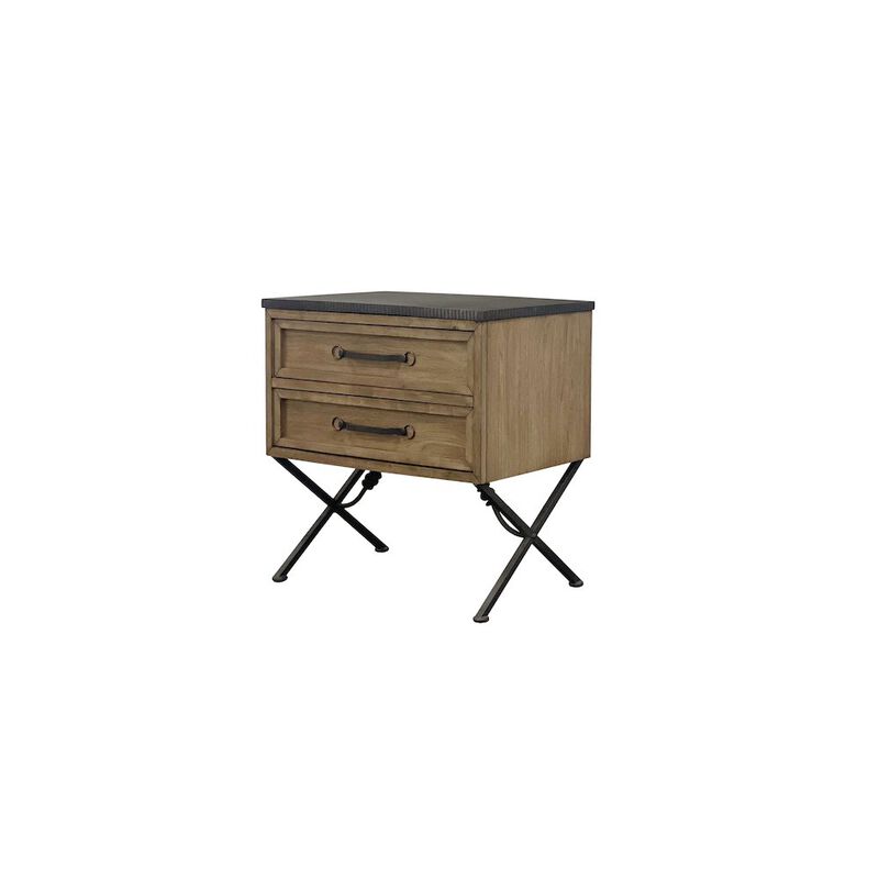 Magnolia 2 Drawer Nightstand - Almond image number 3