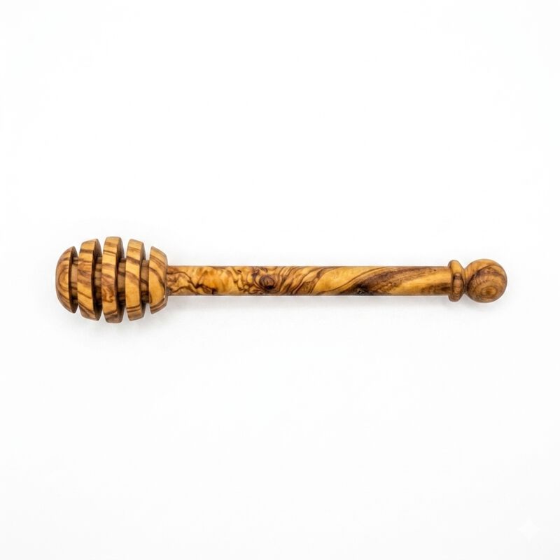 Olive Wood Honey Spoon image number 0
