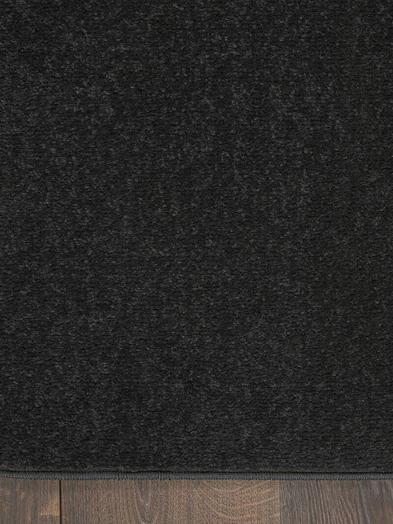 Nourison Essentials NRE01 Black 5' x 7' Rug image number 3