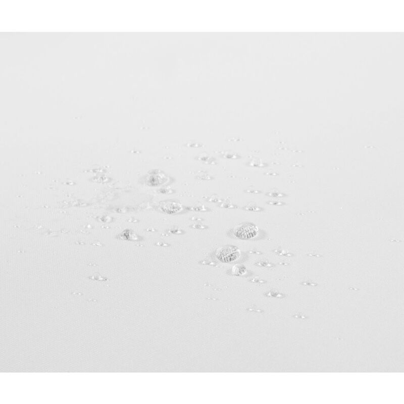 Meridian Furniture Nizuc White Water Resistant Fabric Outdoor Patio Modular Sectional