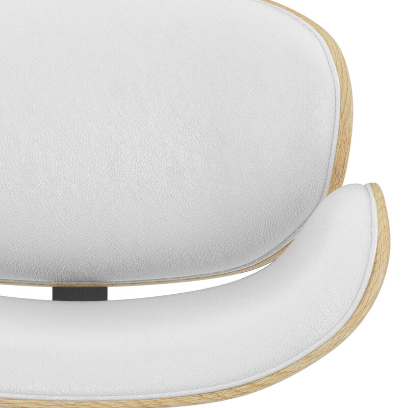 Marana Bentwood Adjustable Swivel Bar Stool