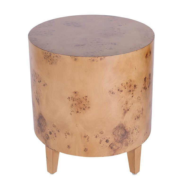 Butler Specialty Billie Burl End Table, Brown