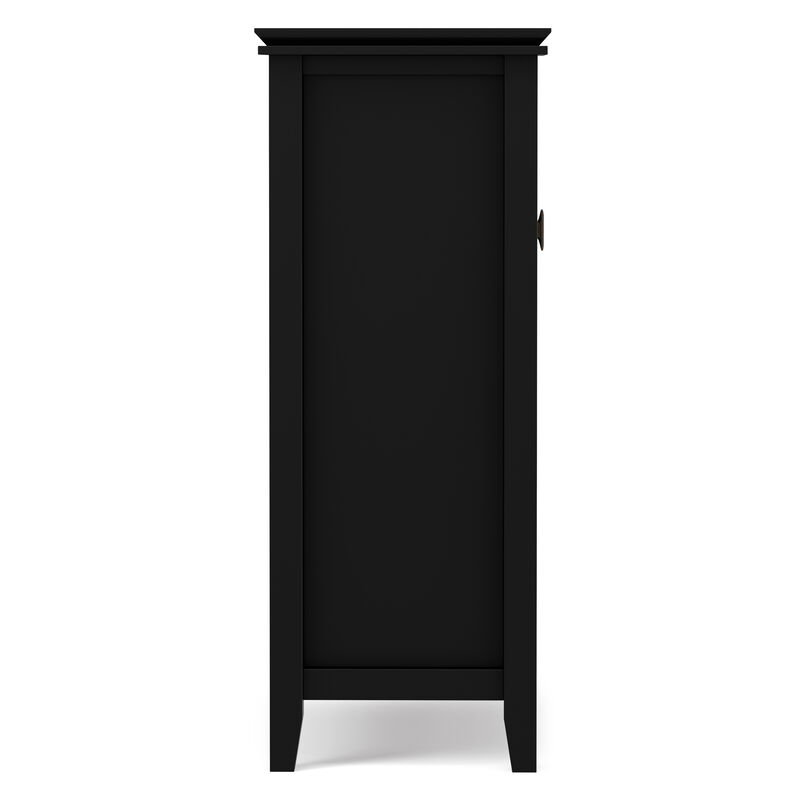 Artisan SOLID WOOD 38 inch Wide Transitional Medium Storage Cabinet in Black image number 5