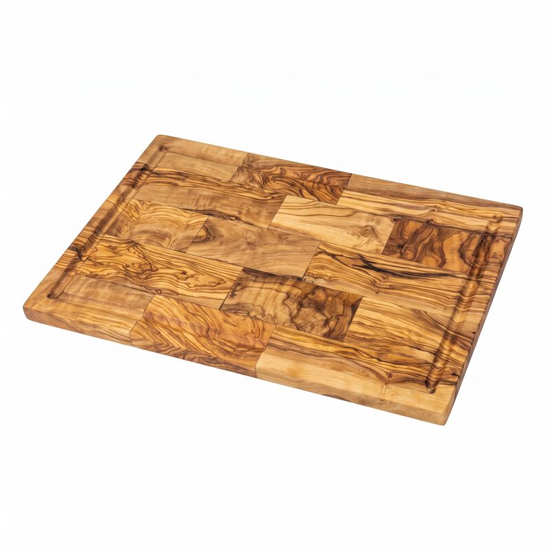 Multi-Purpose Large Olive Wood Serving and Cutting Board &ndash;Charcuterie Platter & Carving Board image number 0