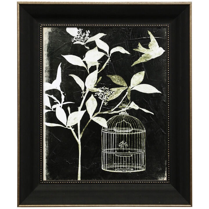 Branch & Bird I Framed Print