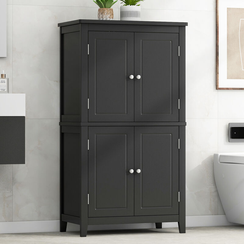 Merax Bathroom Floor Storage Cabinet
