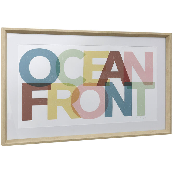 Ocean Front Framed Print