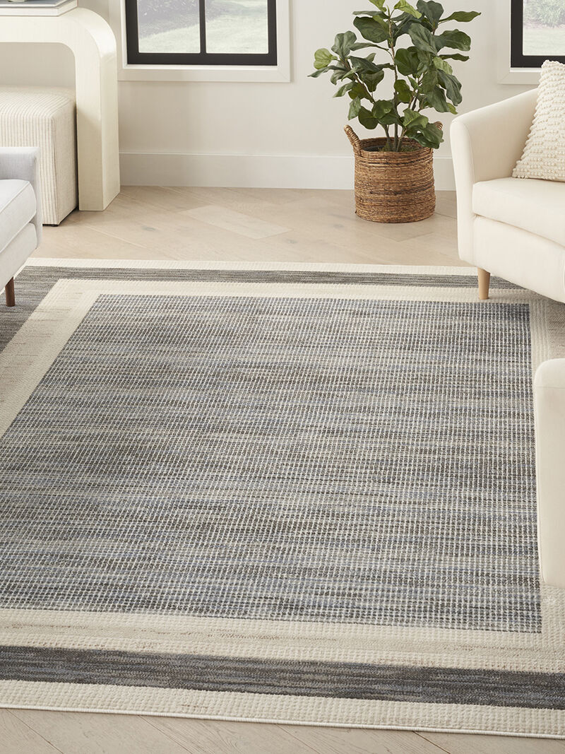 Serenity Home SRH07 Gray/Ivory 5'3" x 7'3" Rug image number 5