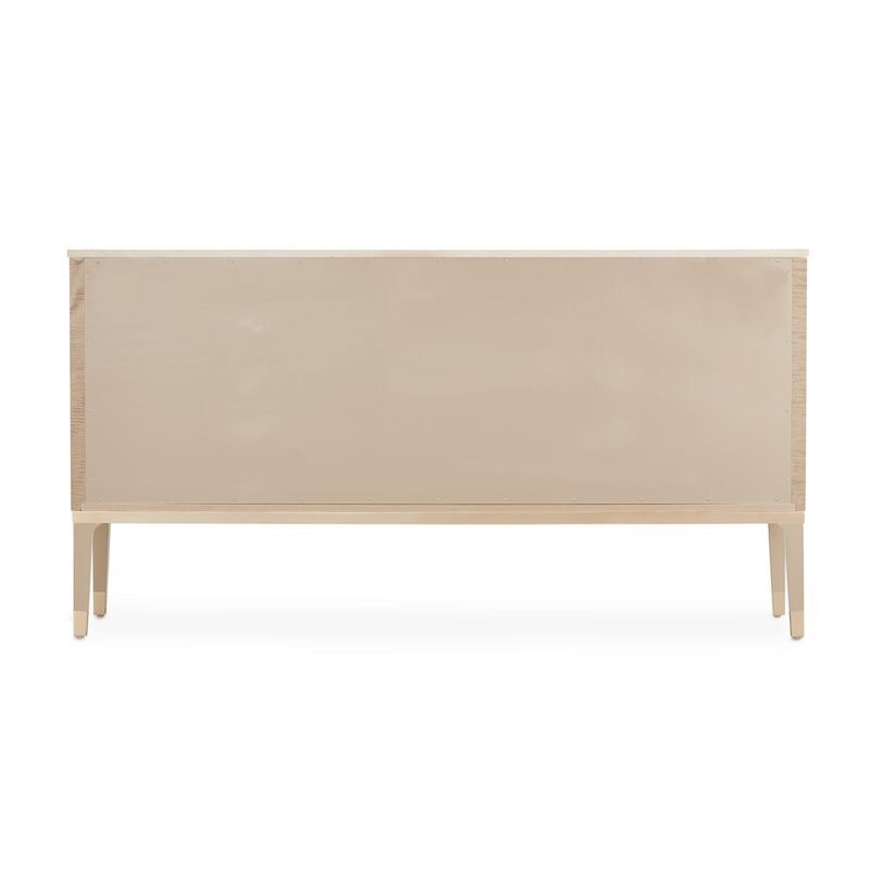 Starlight Canyon Home Elegant Blush Sideboard Buffet Cabinet with Storage and Bar Cabinet Use image number 6